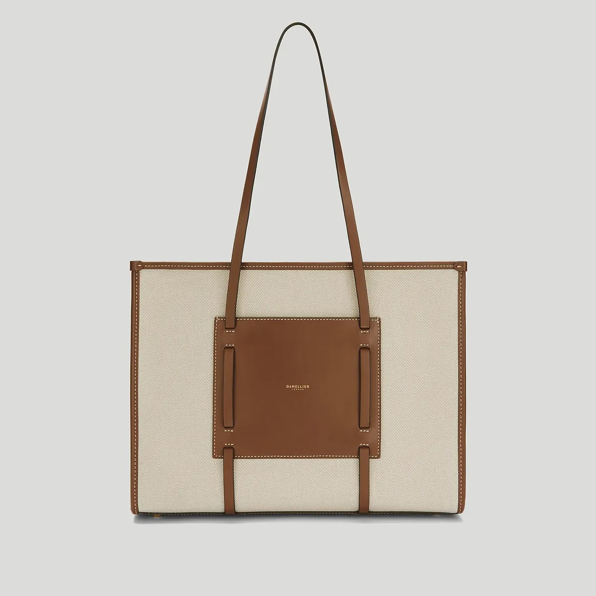 The Capri Salt & Pepper Canvas Tan Smooth