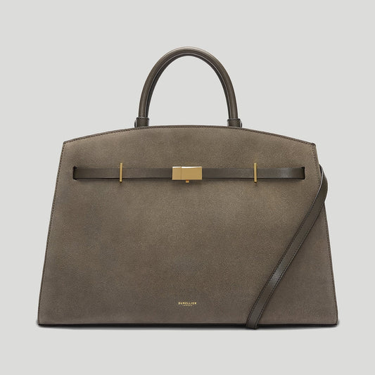 The Hudson Deep Olive Suede & Deep Olive Smooth